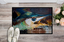 Load image into Gallery viewer, Blue Marlin Doormat - 24x36 Decorative Floor Mat – Indoor/Outdoor Rug with Artistic Flair JMK1111JMAT