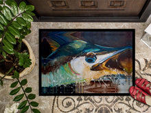 Load image into Gallery viewer, Blue Marlin Doormat - 24x36 Decorative Floor Mat – Indoor/Outdoor Rug with Artistic Flair JMK1111JMAT