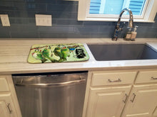 Load image into Gallery viewer, Recession Food Fish caught with Spam Dish Drying Mat – Absorbent, Artistic Kitchen Essentials JMK1113DDM