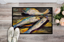 Load image into Gallery viewer, Fish on the Dock Doormat - 24x36 Decorative Floor Mat – Indoor/Outdoor Rug with Artistic Flair JMK1116JMAT