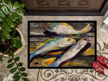 Load image into Gallery viewer, Fish on the Dock Doormat - 24x36 Decorative Floor Mat – Indoor/Outdoor Rug with Artistic Flair JMK1116JMAT