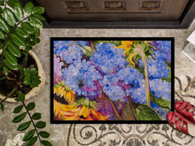 Load image into Gallery viewer, Hydrangeas and Sunflowers Doormat - 24x36 Decorative Floor Mat – Indoor/Outdoor Rug with Artistic Flair JMK1119JMAT