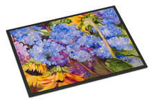 Load image into Gallery viewer, Hydrangeas and Sunflowers Doormat - 24x36 Decorative Floor Mat – Indoor/Outdoor Rug with Artistic Flair JMK1119JMAT