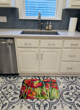 Load image into Gallery viewer, Red Poppies Machine Washable Memory Foam Mat JMK1121RUG