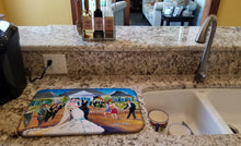 Load image into Gallery viewer, Our Wedding Day Dish Drying Mat – Absorbent, Artistic Kitchen Essentials JMK1127DDM
