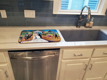 Load image into Gallery viewer, Our Wedding Day Dish Drying Mat – Absorbent, Artistic Kitchen Essentials JMK1127DDM