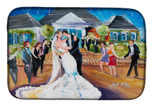 Load image into Gallery viewer, Our Wedding Day Dish Drying Mat – Absorbent, Artistic Kitchen Essentials JMK1127DDM