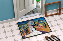 Load image into Gallery viewer, Our Wedding Day Doormat - 24x36 Decorative Floor Mat – Indoor/Outdoor Rug with Artistic Flair JMK1127JMAT