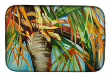 Load image into Gallery viewer, Orange Top Palm Tree Dish Drying Mat – Absorbent, Artistic Kitchen Essentials JMK1129DDM