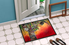 Load image into Gallery viewer, Sunset on the Coconut Tree Doormat - 24x36 Decorative Floor Mat – Indoor/Outdoor Rug with Artistic Flair JMK1133JMAT
