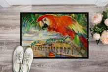 Load image into Gallery viewer, Red Parrot at Lulu's Doormat - 24x36 Decorative Floor Mat – Indoor/Outdoor Rug with Artistic Flair JMK1134JMAT