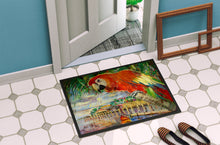 Load image into Gallery viewer, Red Parrot at Lulu's Doormat - 24x36 Decorative Floor Mat – Indoor/Outdoor Rug with Artistic Flair JMK1134JMAT