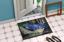 Load image into Gallery viewer, Blue Alligator Doormat - 24x36 Decorative Floor Mat – Indoor/Outdoor Rug with Artistic Flair JMK1135JMAT
