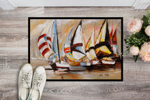 Load image into Gallery viewer, Boat Binge Sailboats Doormat - 24x36 Decorative Floor Mat – Indoor/Outdoor Rug with Artistic Flair JMK1136JMAT