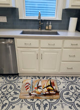 Load image into Gallery viewer, Boat Binge Sailboats Machine Washable Memory Foam Mat JMK1136RUG