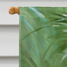 Load image into Gallery viewer, White Egret in Green grasses Flag Canvas House Size JMK1141CHF
