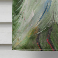 Load image into Gallery viewer, White Egret in Green grasses Flag Canvas House Size JMK1141CHF
