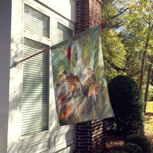 Load image into Gallery viewer, Sandhill Crane with baby Flag Canvas House Size JMK1143CHF