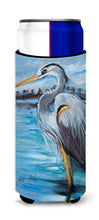 Load image into Gallery viewer, Blue Heron Gazing Slim Can Hugger – Fun &amp; Functional Drink Coolers JMK1148MUK