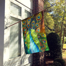 Load image into Gallery viewer, Bling Peacock Flag Canvas House Size JMK1150CHF