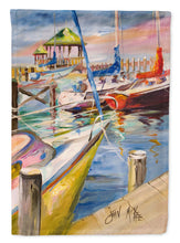 Load image into Gallery viewer, Boat Docks Sailboats Flag Canvas House Size JMK1151CHF