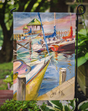 Load image into Gallery viewer, Boat Docks Sailboats Garden Flag - Outdoor Decorative Yard Flag JMK1151GF
