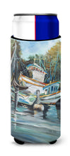 Load image into Gallery viewer, Shrimpers Cove and Shrimp Boats Slim Can Hugger – Fun &amp; Functional Drink Coolers JMK1152MUK