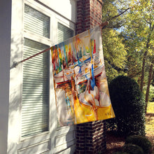 Load image into Gallery viewer, Sailboats and Pelicans Flag Canvas House Size JMK1160CHF