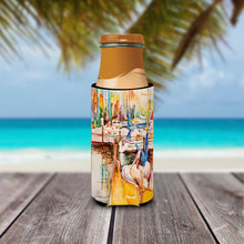 Load image into Gallery viewer, Sailboats and Pelicans Slim Can Hugger – Fun &amp; Functional Drink Coolers JMK1160MUK