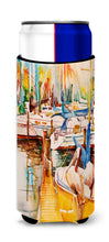 Load image into Gallery viewer, Sailboats and Pelicans Slim Can Hugger – Fun &amp; Functional Drink Coolers JMK1160MUK