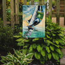 Load image into Gallery viewer, Cruising the Coast Sailboats Garden Flag - Outdoor Decorative Yard Flag JMK1163GF
