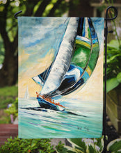 Load image into Gallery viewer, Cruising the Coast Sailboats Garden Flag - Outdoor Decorative Yard Flag JMK1163GF