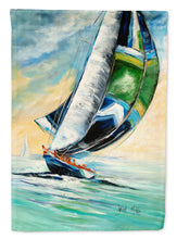Load image into Gallery viewer, Cruising the Coast Sailboats Garden Flag - Outdoor Decorative Yard Flag JMK1163GF