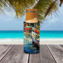 Load image into Gallery viewer, Boat Talk Sailboats Slim Can Hugger – Fun &amp; Functional Drink Coolers JMK1164MUK