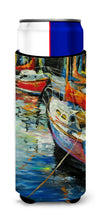 Load image into Gallery viewer, Boat Talk Sailboats Slim Can Hugger – Fun &amp; Functional Drink Coolers JMK1164MUK
