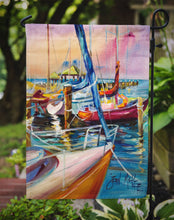 Load image into Gallery viewer, Purple Sailboats Garden Flag – Decorative Outdoor Yard Flag JMK1165GF