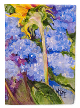 Load image into Gallery viewer, Hydrangea and Sunflower Garden Flag - Outdoor Decorative Yard Flag