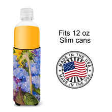 Load image into Gallery viewer, Hydrangea and Sunflower Slim Can Hugger – Fun &amp; Functional Drink Coolers JMK1174MUK