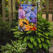 Load image into Gallery viewer, Hydrangeas and Sunflowers Garden Flag - Outdoor Decorative Yard Flag JMK1175GF