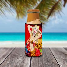 Load image into Gallery viewer, Red Mermaid Slim Can Hugger – Fun &amp; Functional Drink Coolers JMK1181MUK