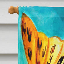 Load image into Gallery viewer, Teal Mermaid Flag Canvas House Size JMK1184CHF
