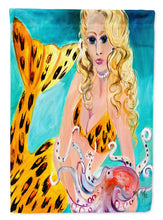 Load image into Gallery viewer, Teal Mermaid Flag Canvas House Size JMK1184CHF