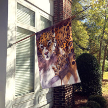 Load image into Gallery viewer, Cheetah Flag Canvas House Size JMK1193CHF