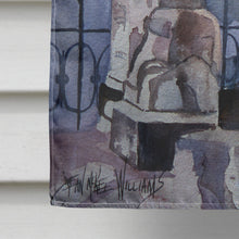 Load image into Gallery viewer, Angels in the Cemetary with Cross Flag Canvas House Size JMK1201CHF