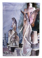 Load image into Gallery viewer, Angels in the Cemetary with Cross Flag Canvas House Size JMK1201CHF