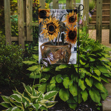 Load image into Gallery viewer, Pot of Sunflowers Garden Flag – Decorative Outdoor Yard Flag JMK1202GF