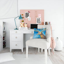 Load image into Gallery viewer, Reindeer Canvas Throw Pillow - 14x14 Decorative Pillow – Art for Your Home &amp; Patio JMK1206PW1414