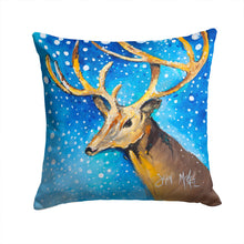 Load image into Gallery viewer, Reindeer Canvas Throw Pillow - 14x14 Decorative Pillow – Art for Your Home &amp; Patio JMK1206PW1414