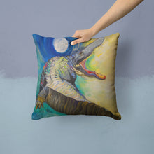 Load image into Gallery viewer, Alligator Canvas Throw Pillow - 14x14 Decorative Pillow – Art for Your Home &amp; Patio JMK1207PW1414