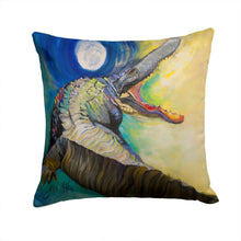Load image into Gallery viewer, Alligator Canvas Throw Pillow - 14x14 Decorative Pillow – Art for Your Home &amp; Patio JMK1207PW1414